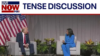 NASTY QUESTION Trump and ABC reporter Rachel Scott CLASH at NABJ conference LiveNOW from FOX