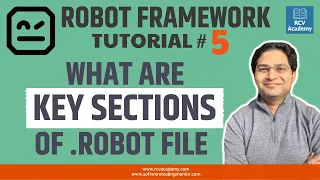 Robot Framework Tutorial - Key Sections of Robot Framework File