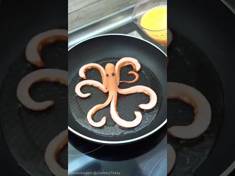 How to Make a Sausage Octopus Omelet 🐙 Easy Breakfast Recipe #BreakfastIdeas