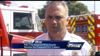 PBC fire rescue hires social worker for frequent 911 callers