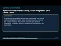 Python Foundations Setup First Programs and Clean Code