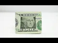 Dollar Money Origami George Washington Photo Frame