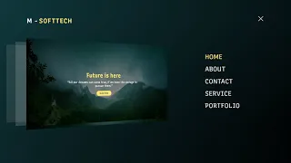 3D Navigation Bar Animation Using HTML CSS JavaScript