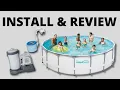 Intex Krystal Clear Pump 633T and Deluxe Pool Skimmer on Summer Waves Pool Part 1 of 2