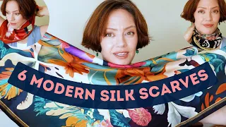 Unveiling my 6 newest silk scarves - new designs