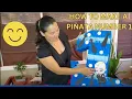 How to make a number 1 pinata step by step and fast