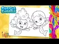 Coloring Bubble Guppies Deena and Oona Coloring pages Coloring book