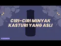 Download Lagu JANGAN TERKECOH! BEGINI CIRI-CIRI MINYAK KASTURI YANG ASLI! | wan arab parfum muslim bali