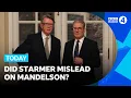 Did Keir Starmer knowingly mislead the public on Lord Mandelson BBC Radio 4 Today