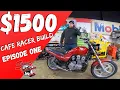 1500 CAFE RACER BUILD CHALLENGE Honda NightHawk 750 budget build series
