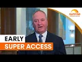 One Nation pushes for early super access Sunrise