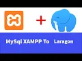 Back up mysql database from XAMPP and restore it in Laragon