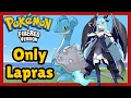 What Level Can We Beat Pokemon Fire Red With Using Just 1 Lapras
