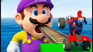 الرجل العنكبوت انقاذ باتمان Spider Man Rescue batman vs iron man vs venom funny Game GTA 5 superhero