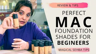 M A C Studio Fix Fluid Foundation How to choose perfect shade Magical Sehba Tips