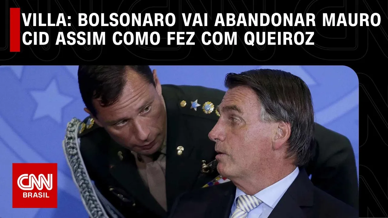 Villa: Bolsonaro vai abandonar Mauro Cid assim como fez com Queiroz | CNN NOVO DIA