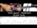 Download Lagu SHES’S GONE - Steelheart: SOLO guitar cover + TAB