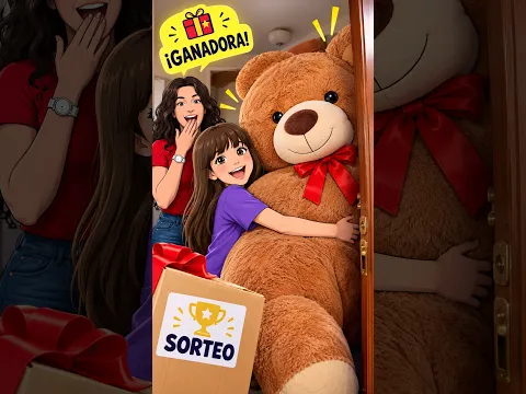 MI SOBRINA GANA UN SORTEO DE UN PELUCHE 😄