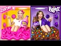 Download Lagu 1000 Mystery Buttons Challenge | Barbie vs Bratz by Multi DO Challenge