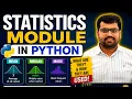 Python Statistics Tutorial for Beginners Mean Median Mode Explained