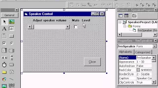 VB6 Speaker Project Using Control Arrays