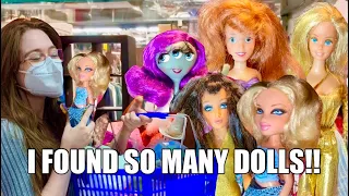 the Denver doll treasure trove doll hunt for Bratz Disney Vintage Barbie Haul