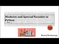 9 Modules in Python and Working on -