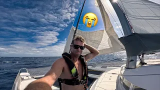 Sail Shredded! This Is NOT What We Planned!