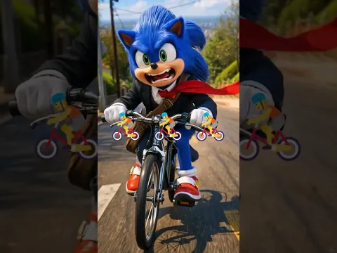 🚲😱 ¡el FRENO de la BICICLETA de SONIC se ROMPIÓ!! 💥🚨