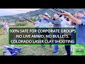 Denver Colorado Clay Laser Shooting Team Building Corporate Meetings Retreats TEAM Building Co