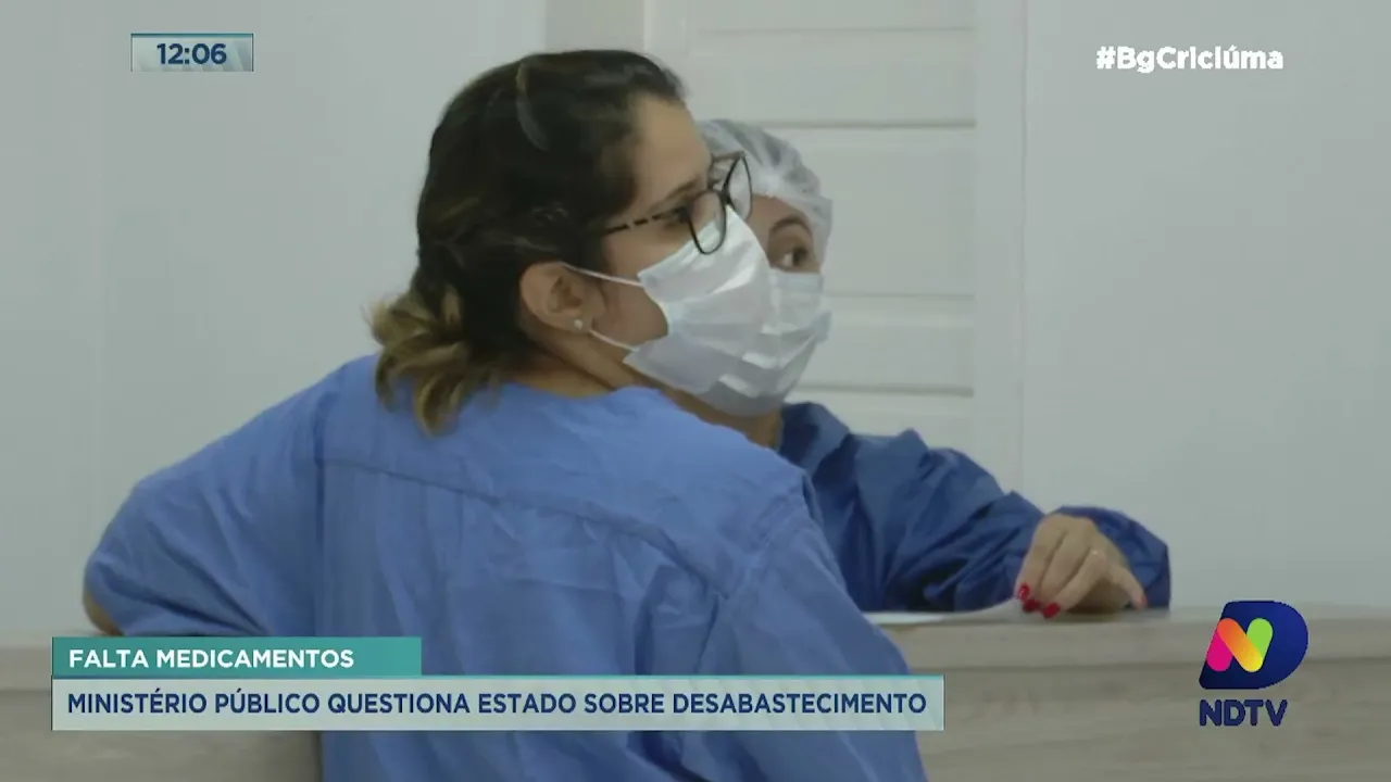 Ministério Público questiona Estado sobre possível falta de medicamentos para sedar pacientes em SC