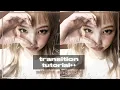creative aesthetic transition tutorial on||ᨳ₊˚ alight motion+ 𖤐୧₊˚