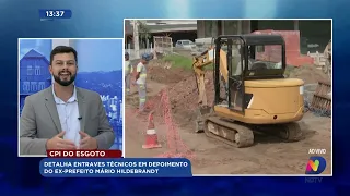 CPI do Esgoto: ex-prefeito Mário Hildebrandt detalha entraves técnicos em depoimento