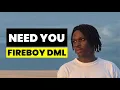 Download Lagu Fireboy DML - Need You (Lyrics)