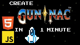 Code Space Shooter in one minute Beginner Javascript Tutorial