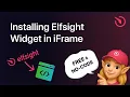 Installing Elfsight Widget in iFrame