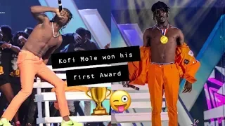 road to kofi moles biggest award performance my friend won an award 