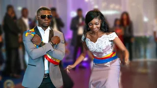 best congolese wedding couples entrance mignon gar on ft naza and popaul amisi kidaku daku 