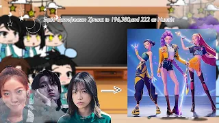 Squid Game Season 2 React To 196 380 And 222 As Huntrix Gacha 