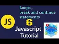 6 Loops in Javascript Full Stack Adda