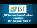 JSF Internationalization example - JSF Tutorial Part 9