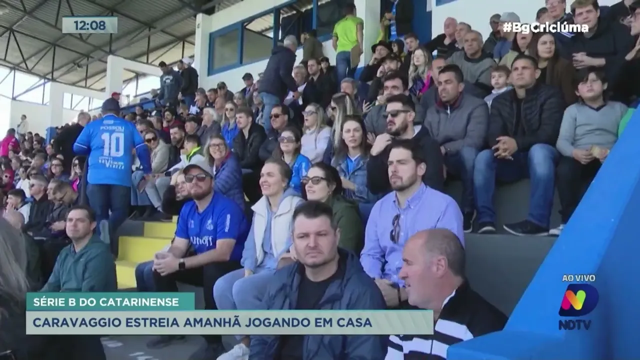 Caravaggio estreia neste sábado na Série B do Catarinense