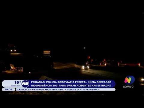 Feriadão: Polícia Rodoviária Federal inicia “Operação Independência"