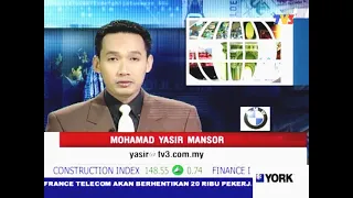buletin utama tv3 continuity 11 oktober 2002 edisi senario