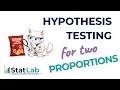 Two Proportion Hypothesis Test Step by Step