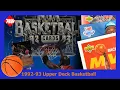 1992-93 Upper Deck Basketball Set with no inserts discussed part 1