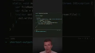 The Oldest and Shortest Way To Create an OutputStream from a File