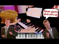 RICK ROLLLING judges in Roblox Got Talent GOLDEN BUZZER