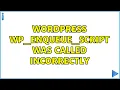 Wordpress wp - enqueue