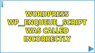 Wordpress wp - enqueue